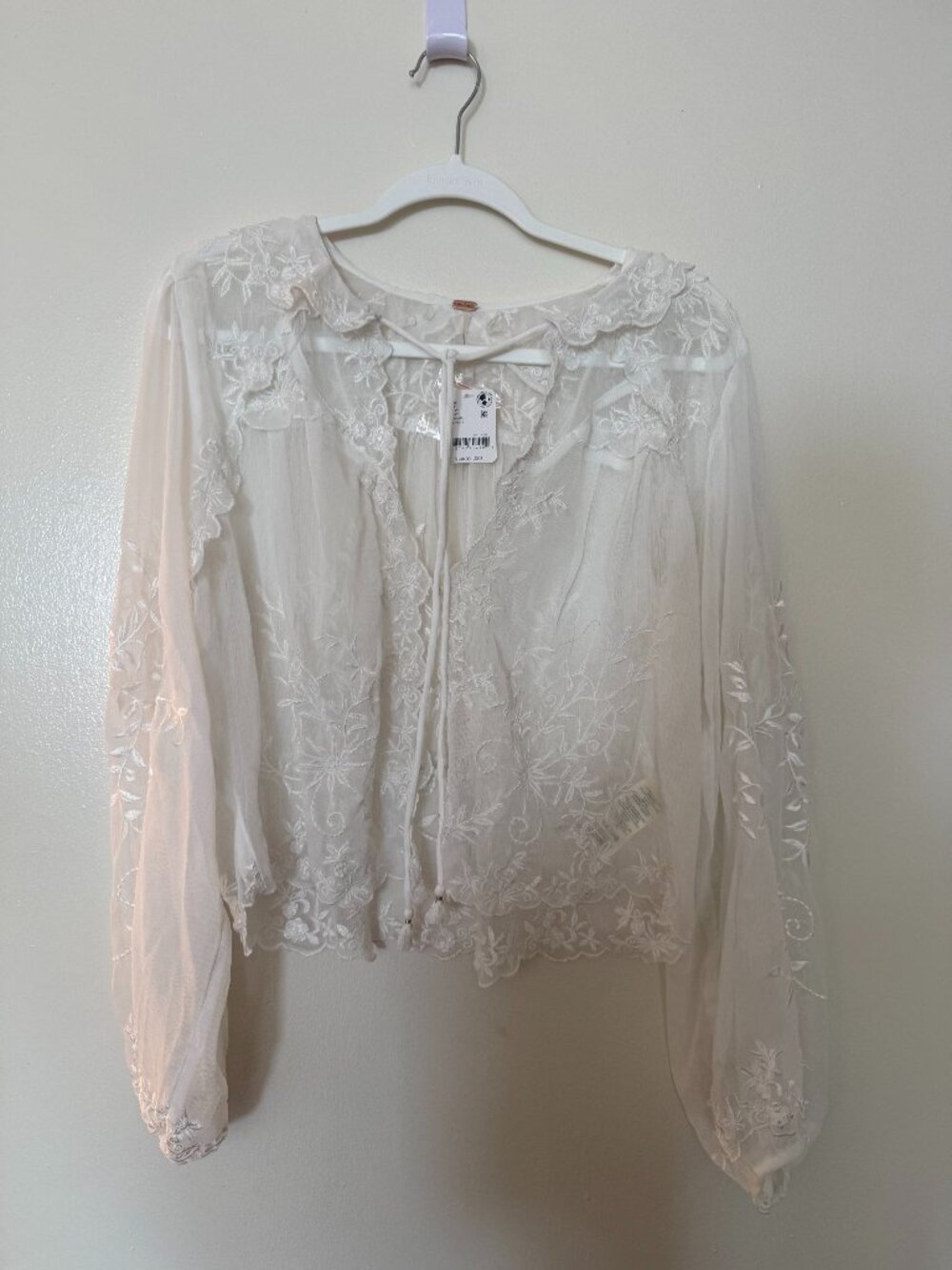 Free People White Blouse